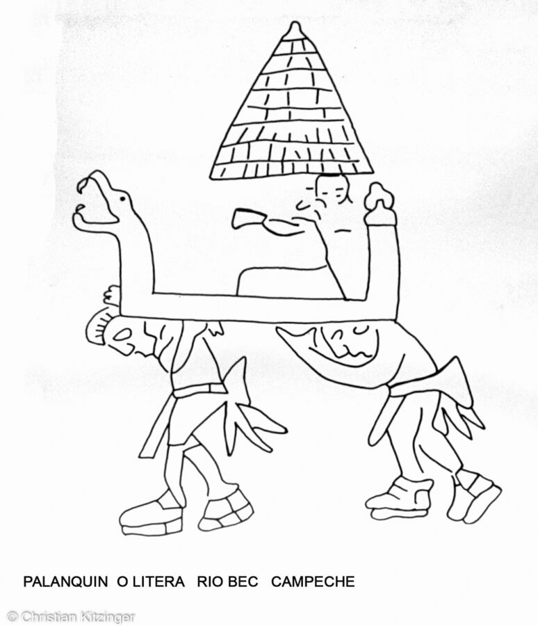 Palanquin o litera Campeche Palanquin o litera Campeche