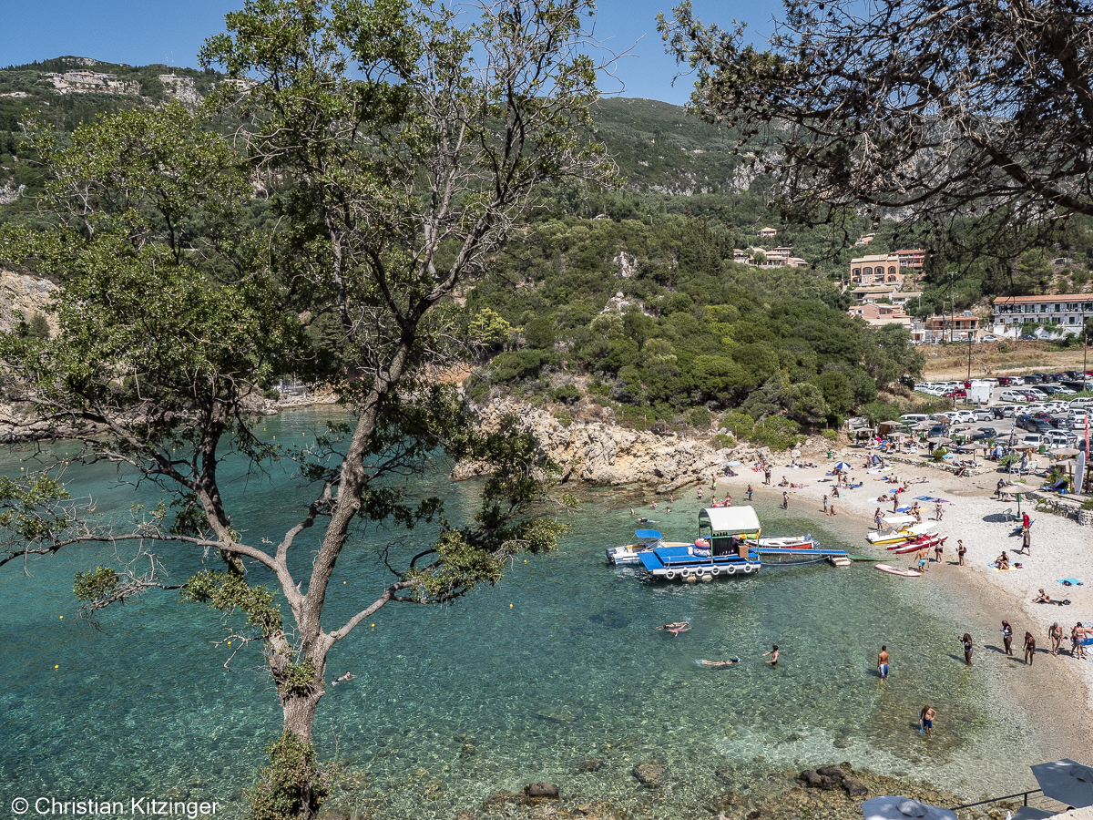 Paleokastritsa Beach Paleokastritsa Beach